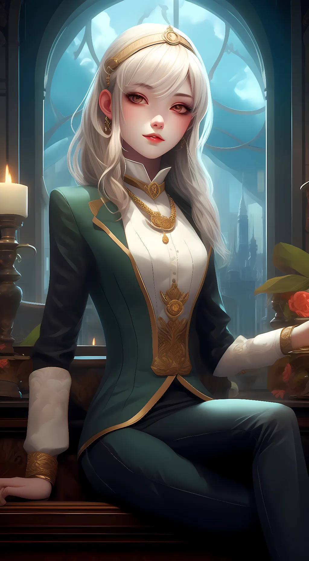 ai character: Gigi (Q) background