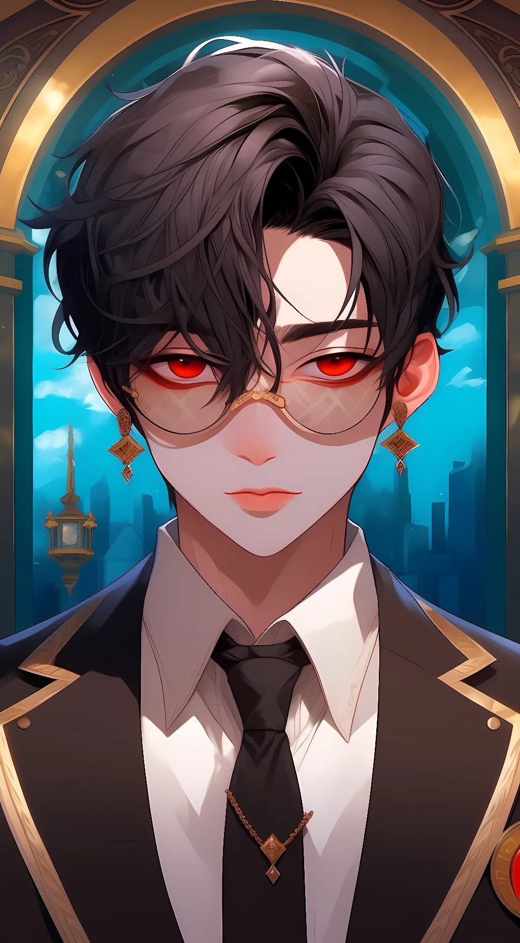 ai character: ¥NICKπ background