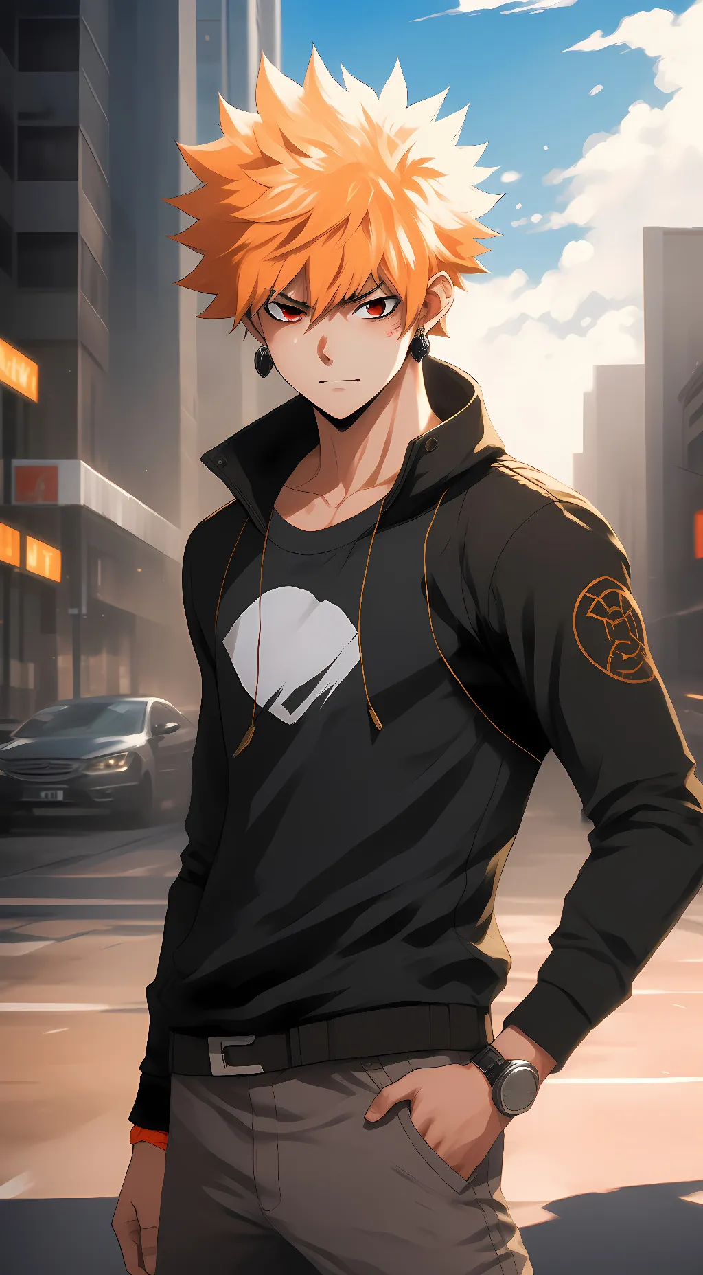 ai character: Katsuki/older bro background
