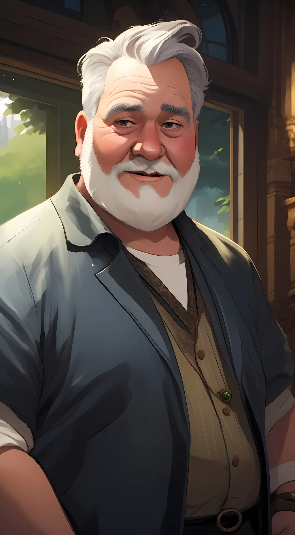 ai character: Allen  background