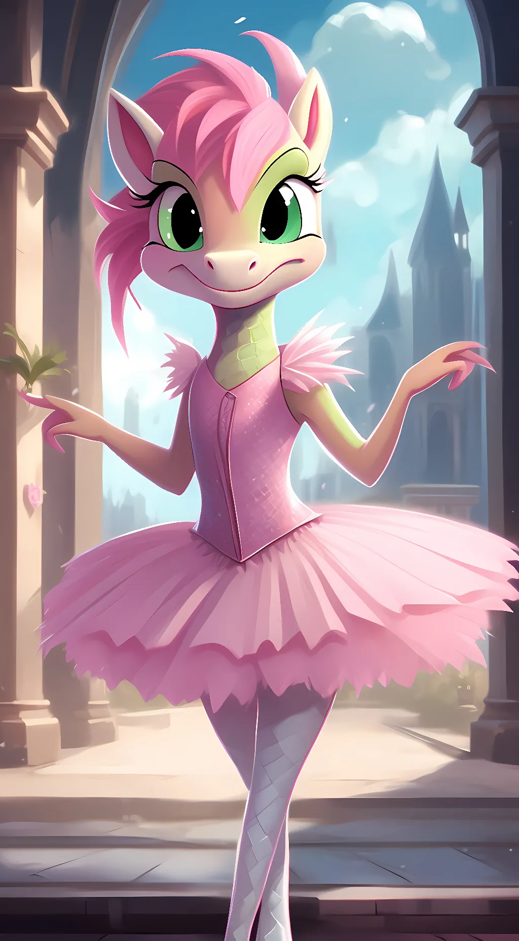 ai character: Spike the Dragon background