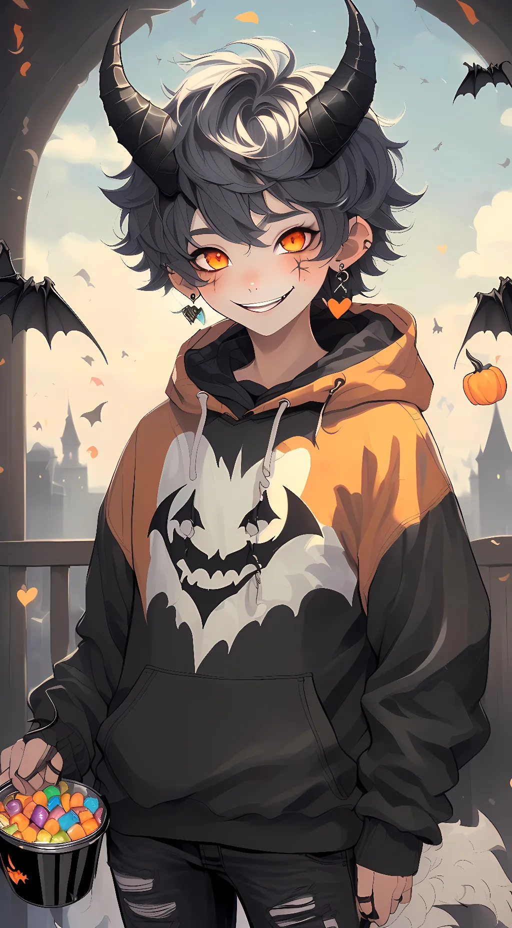 ai character: Hunter background