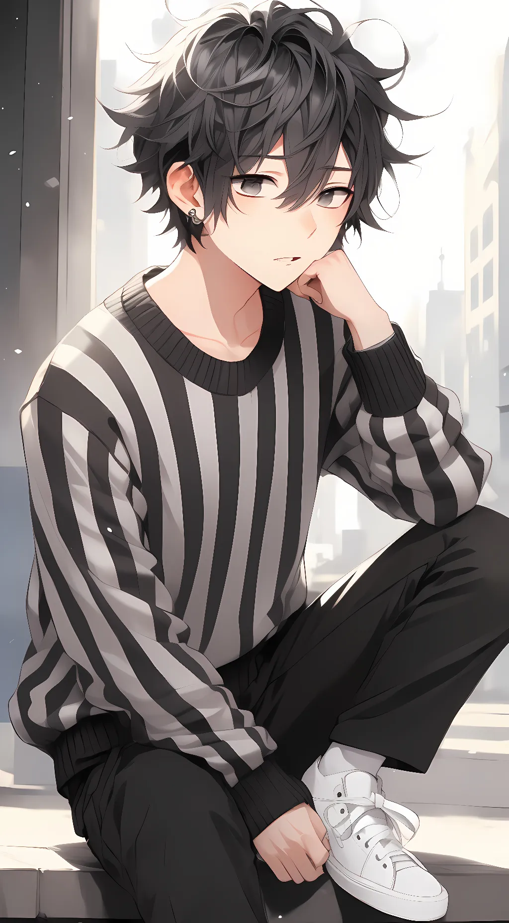 ai character: Pat background