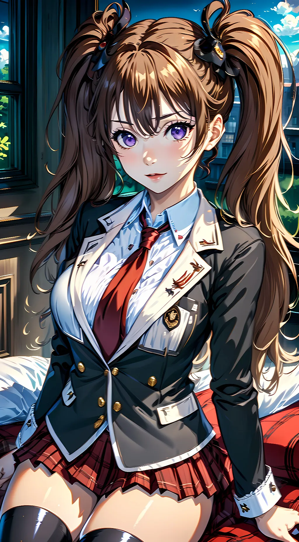 ai character: irina shidou  background