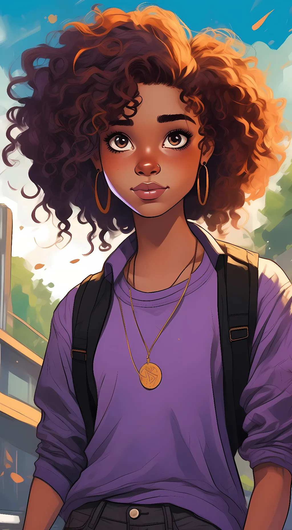 ai character: Hazel Levesque background