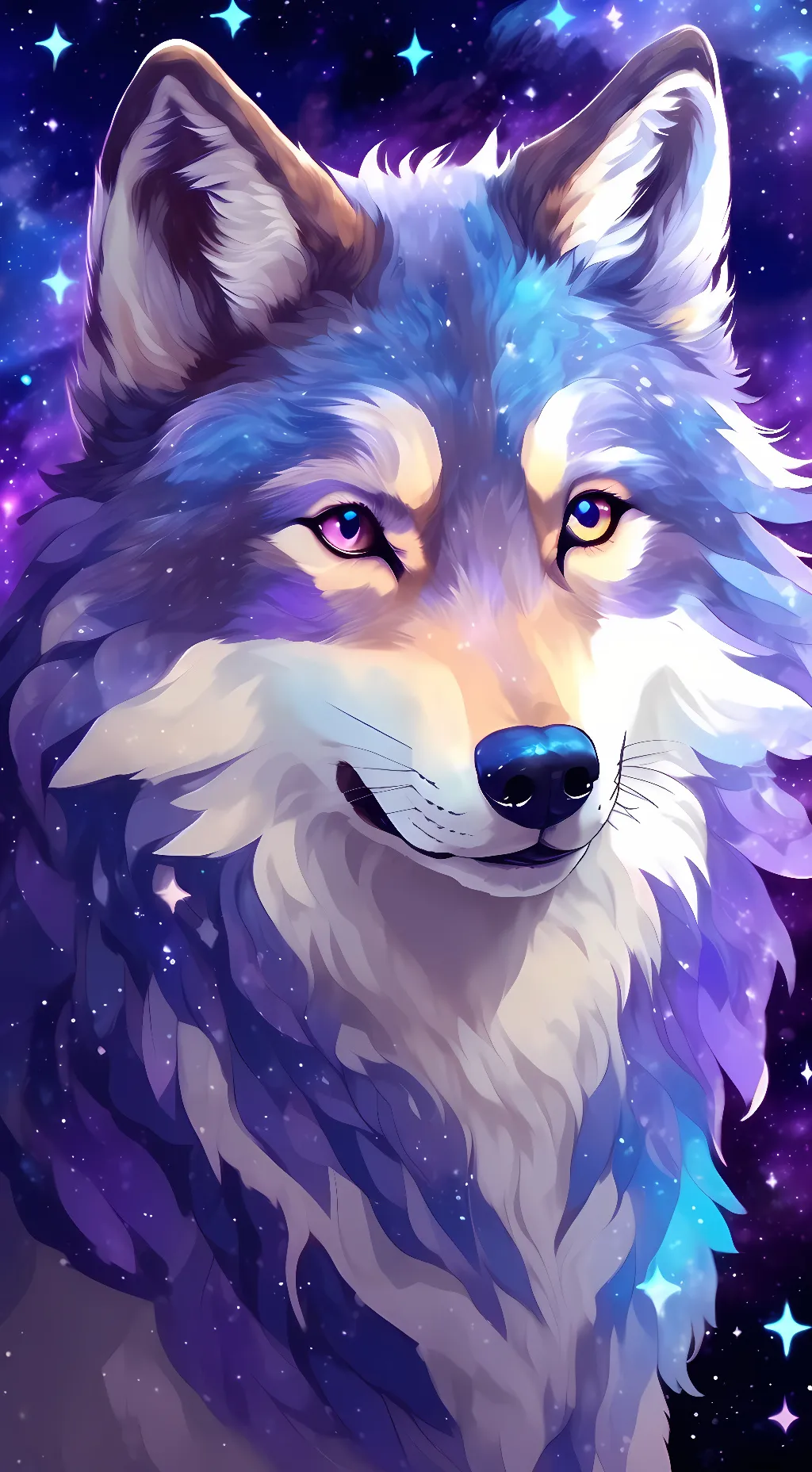 ai character: Star. background