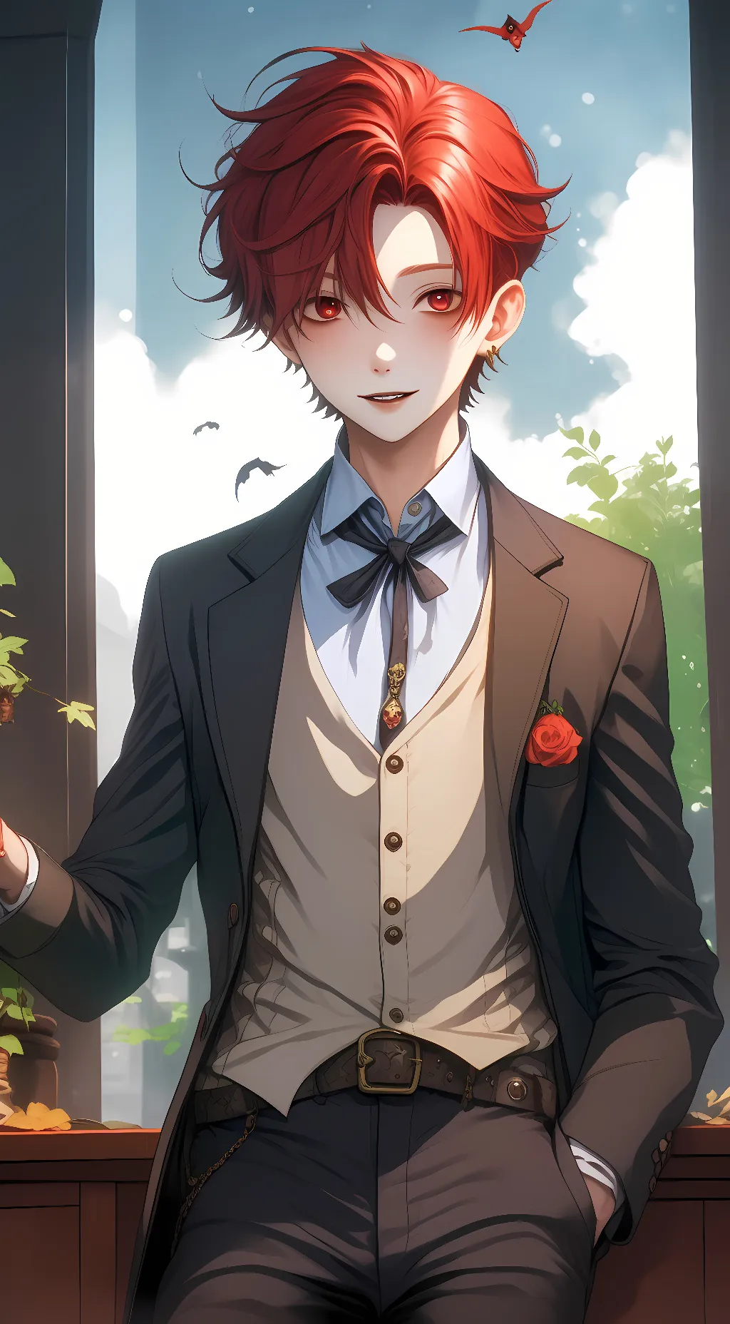 ai character: Ashton background