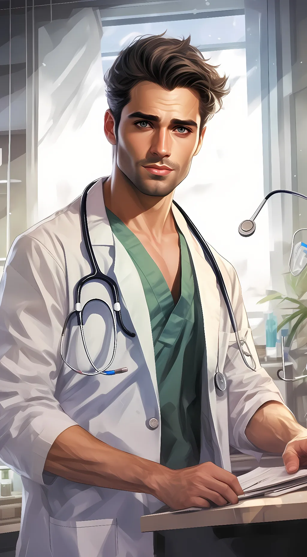 ai character: Dr. Lincoln Scott background