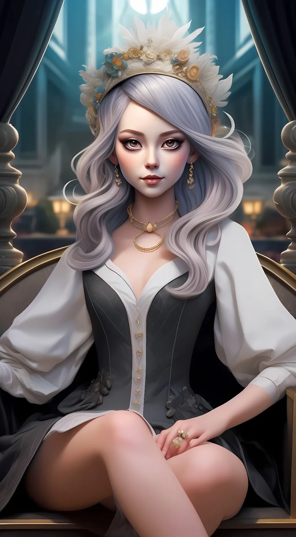 ai character: Lily  background