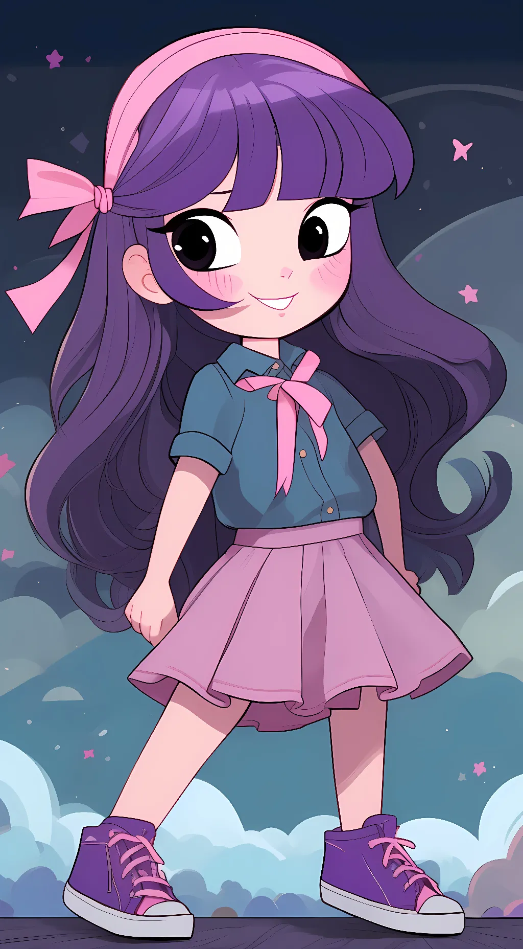ai character: Twilight Cutie background