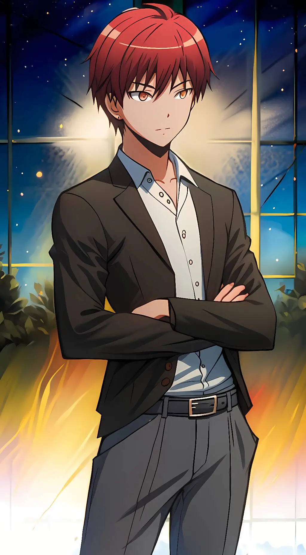 ai character: Karma Akabane background