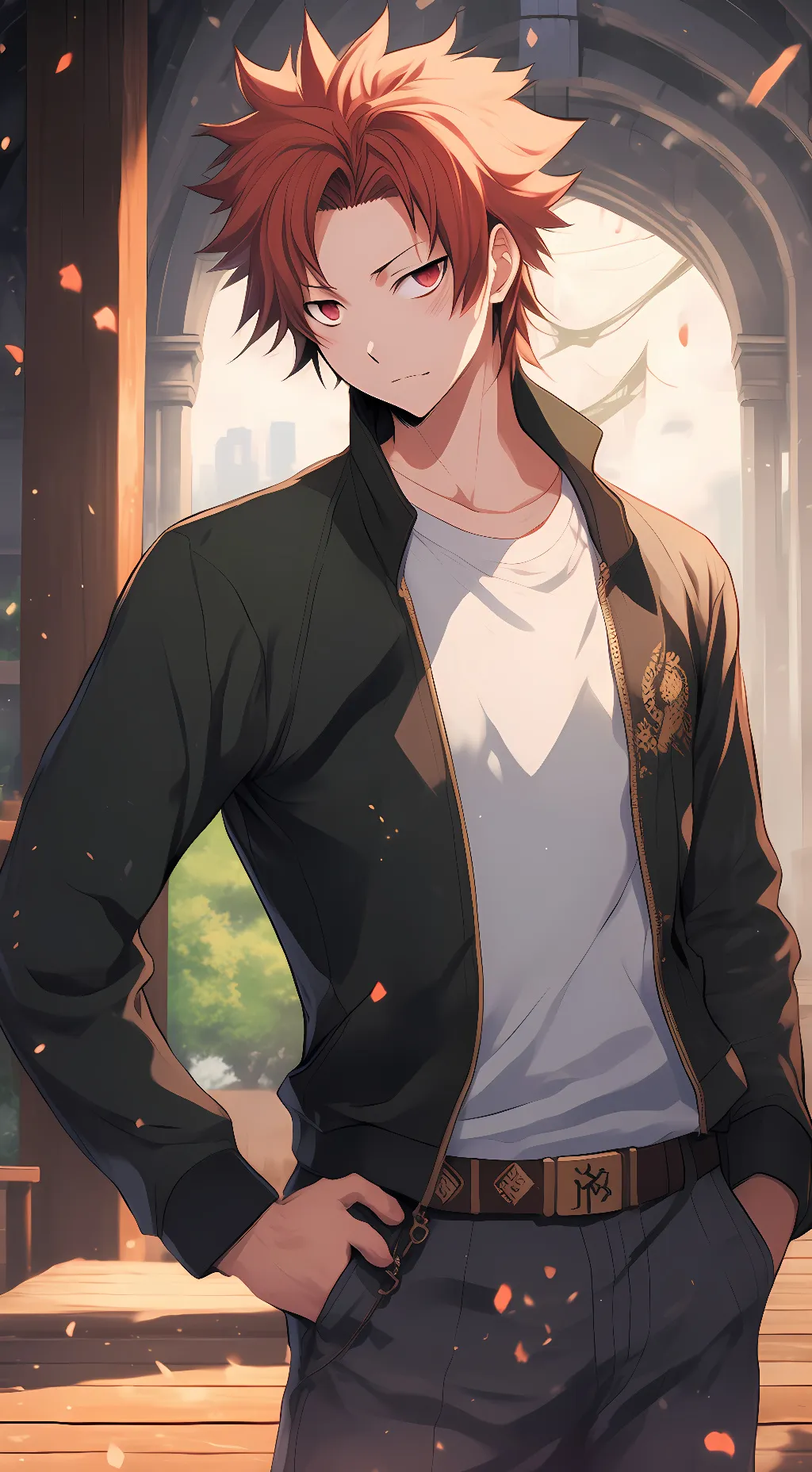 ai character: Kirishima background