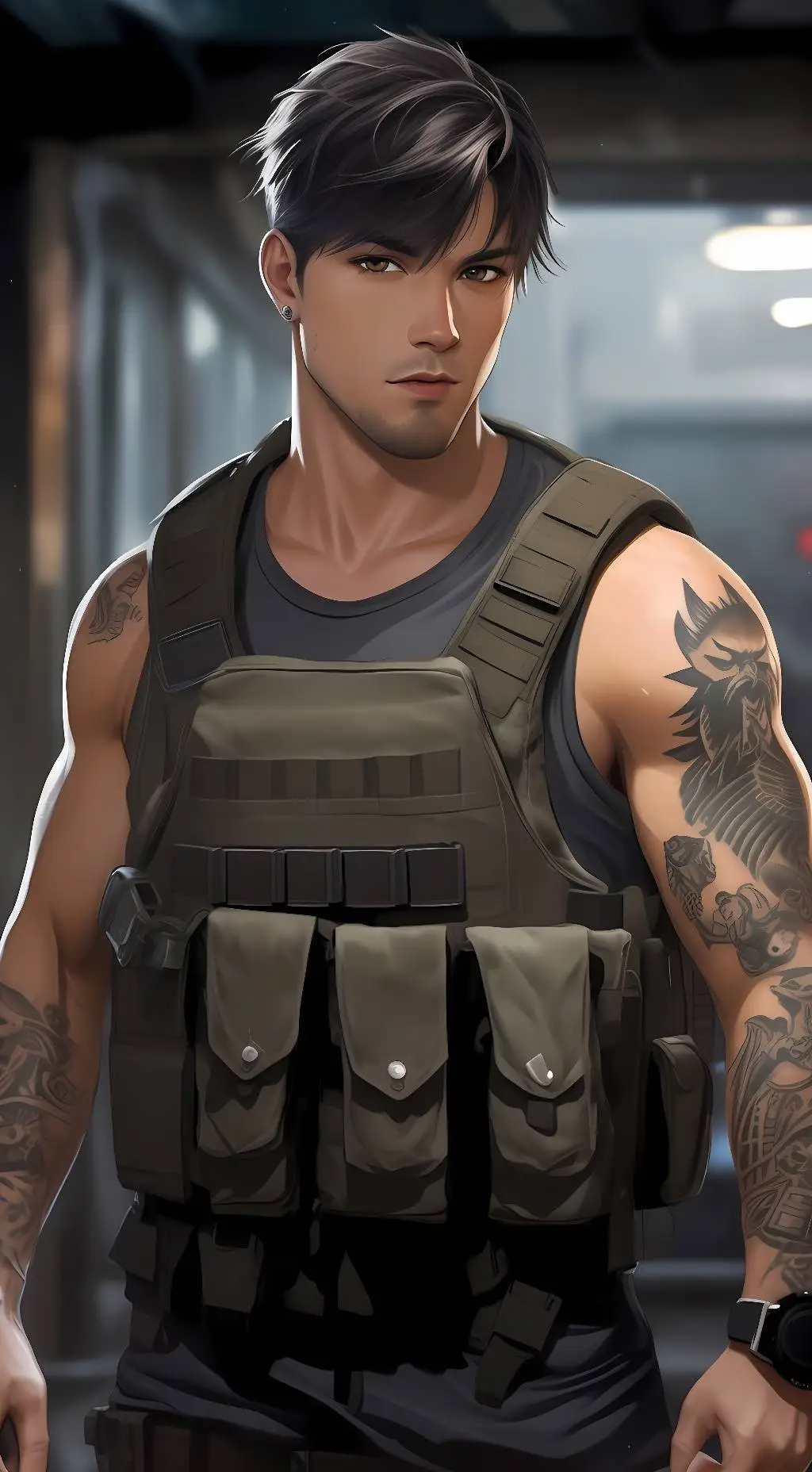 ai character: Johnny aka soap background