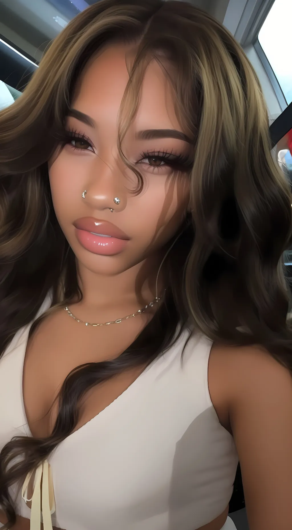 ai character: Vicki  background