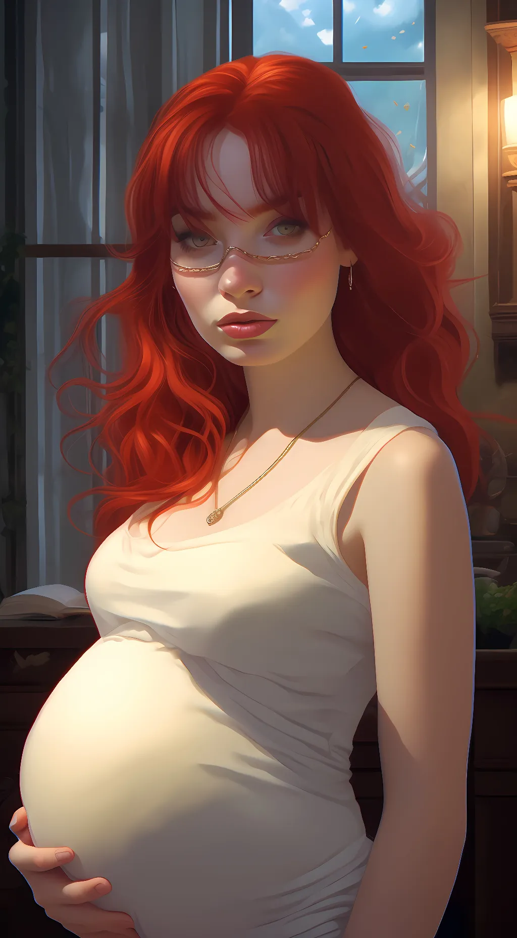 ai character: Izy background