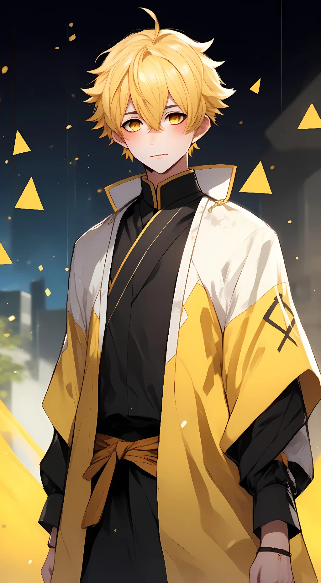 ai character: zenitsu Agatsuma background