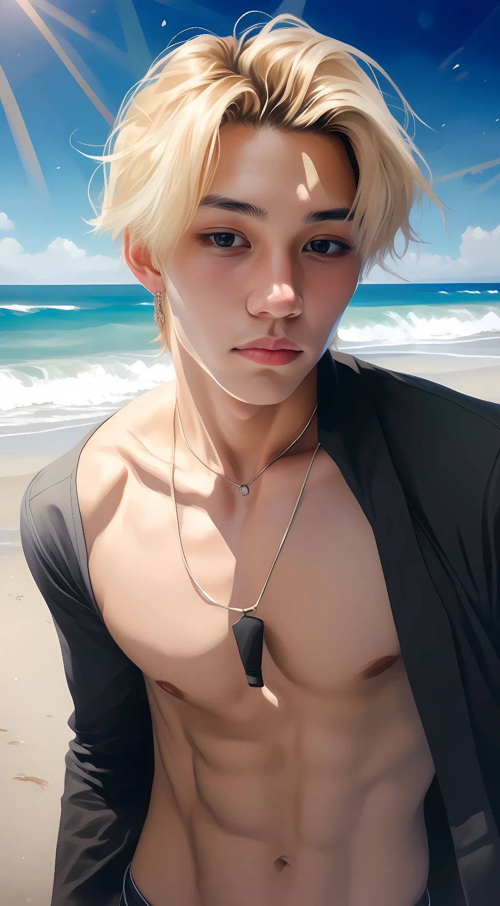 ai character: Lee Felix  background