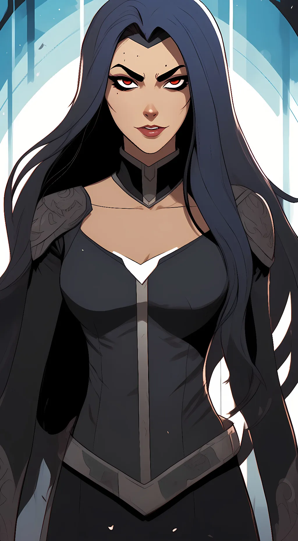 ai character: Raven background