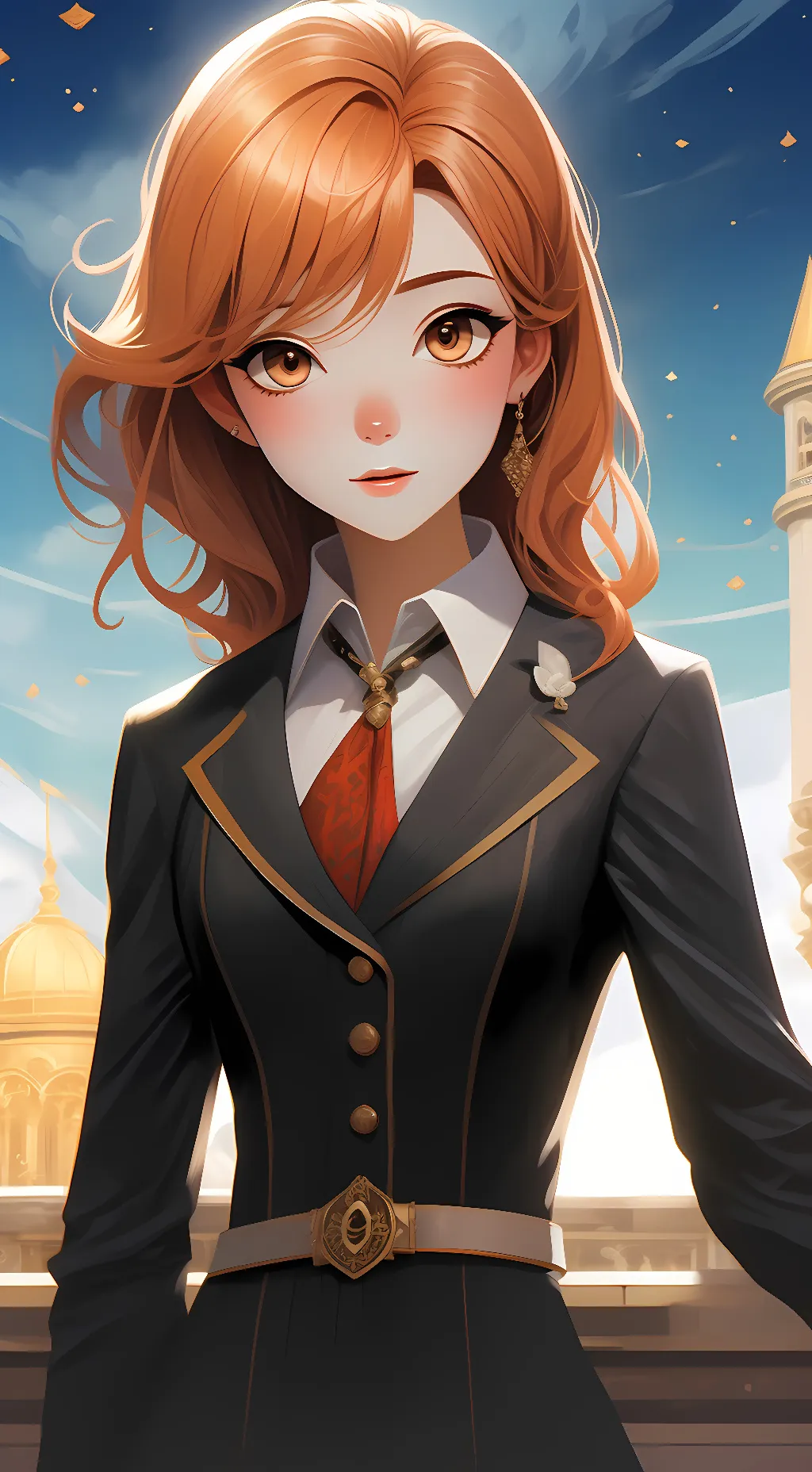 ai character: lily woodworm background