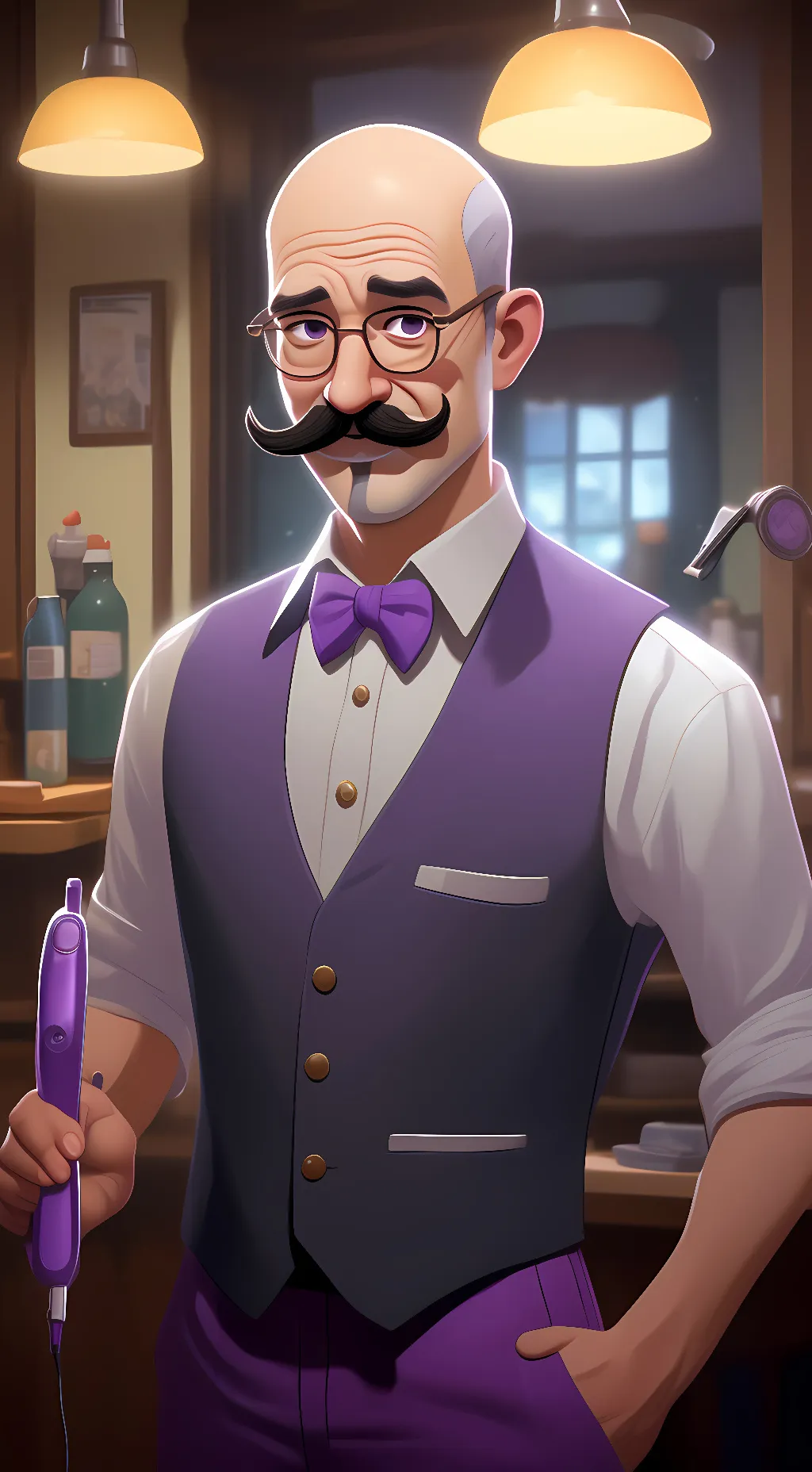 ai character: Russel background
