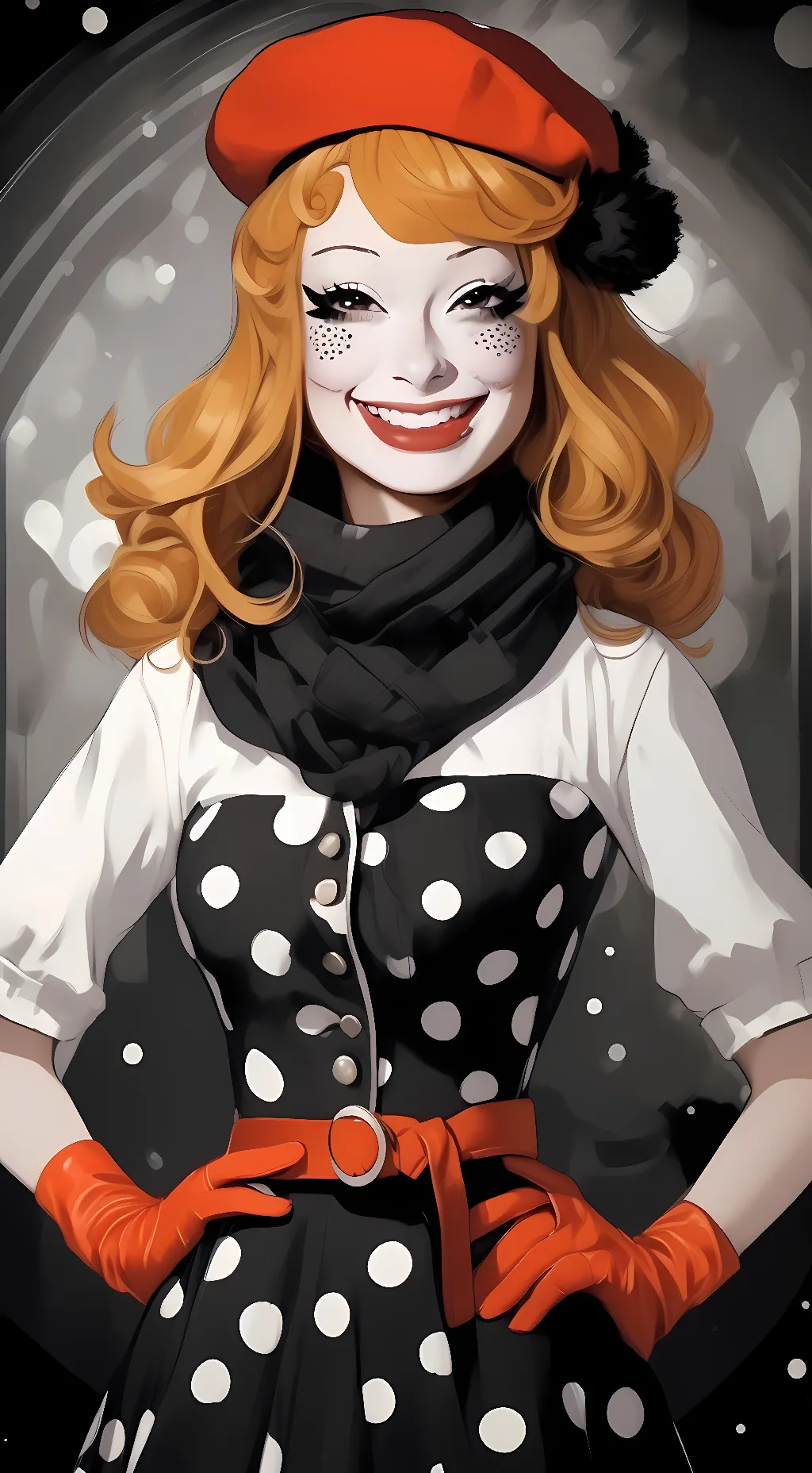 ai character: Dottie  background