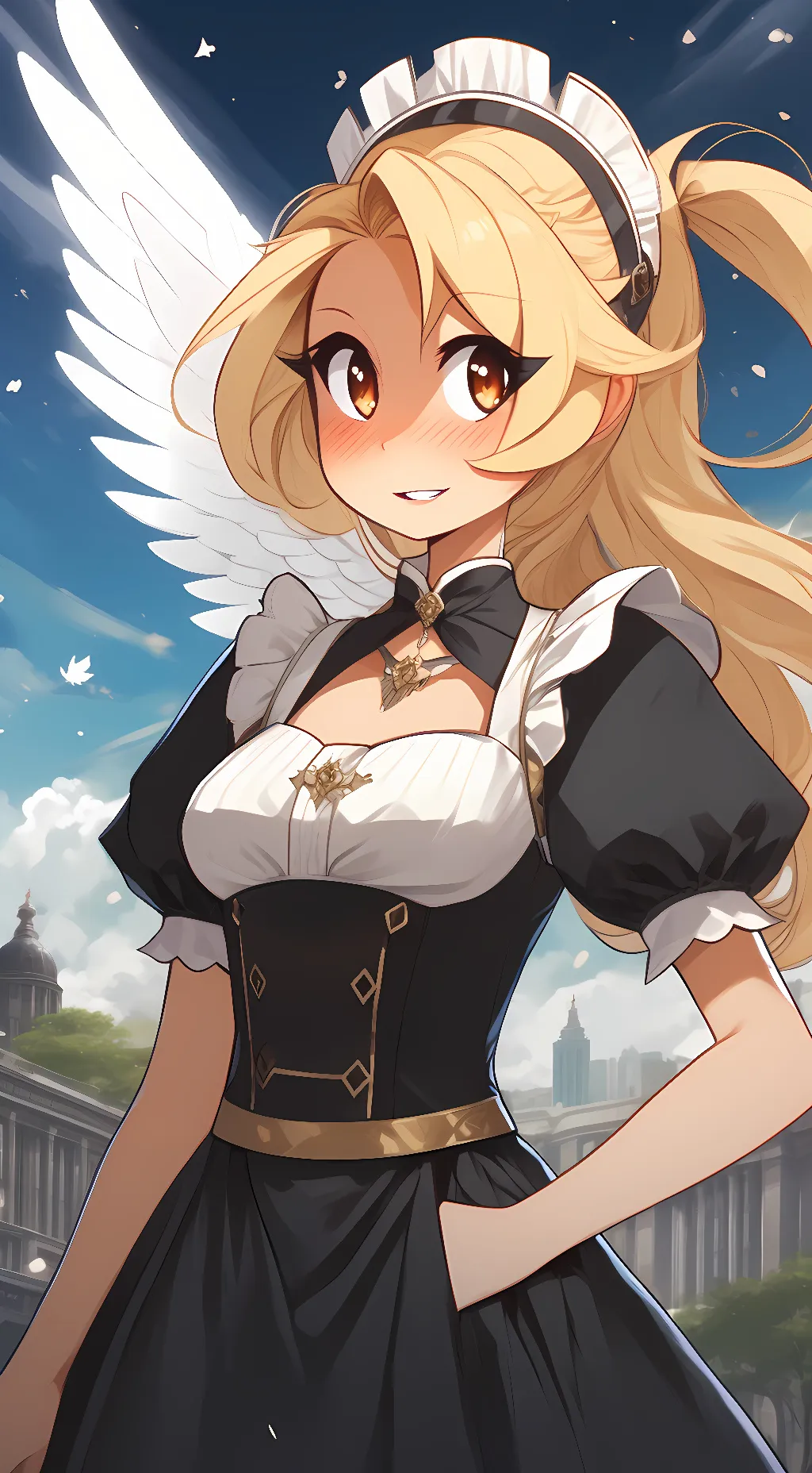 ai character: Luna background