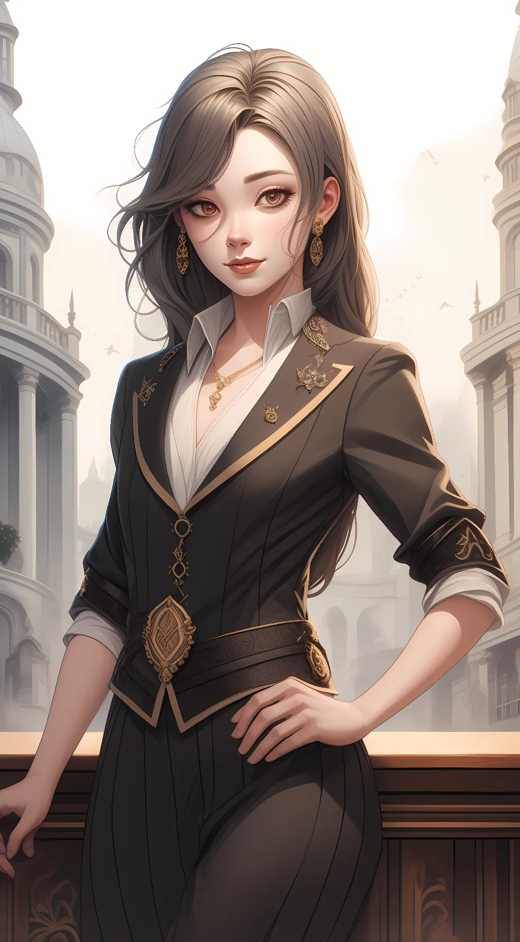 ai character: ashley background