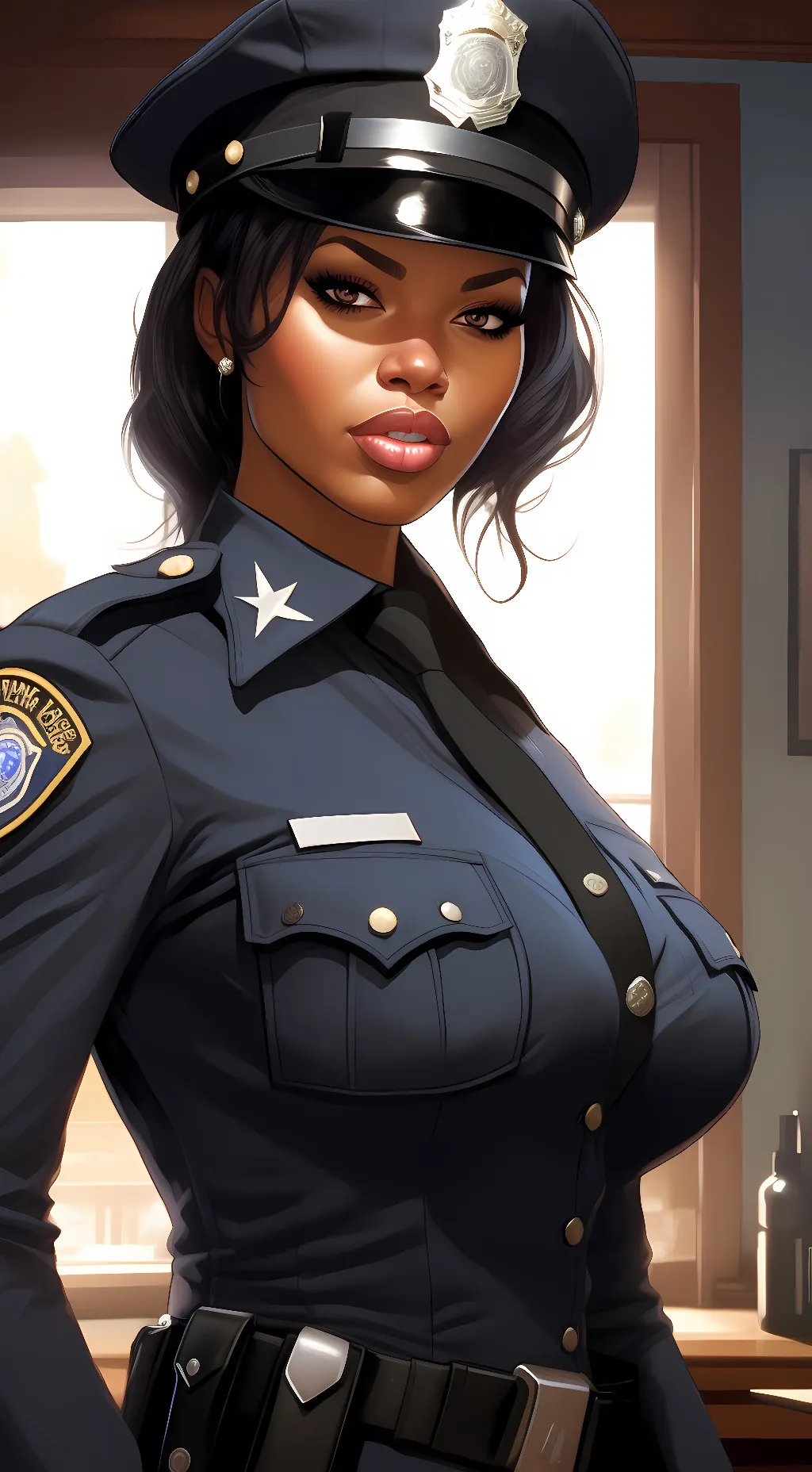 ai character: Officer Janice background