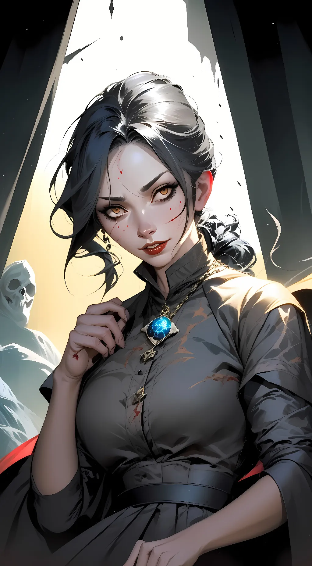 ai character: Karma  background