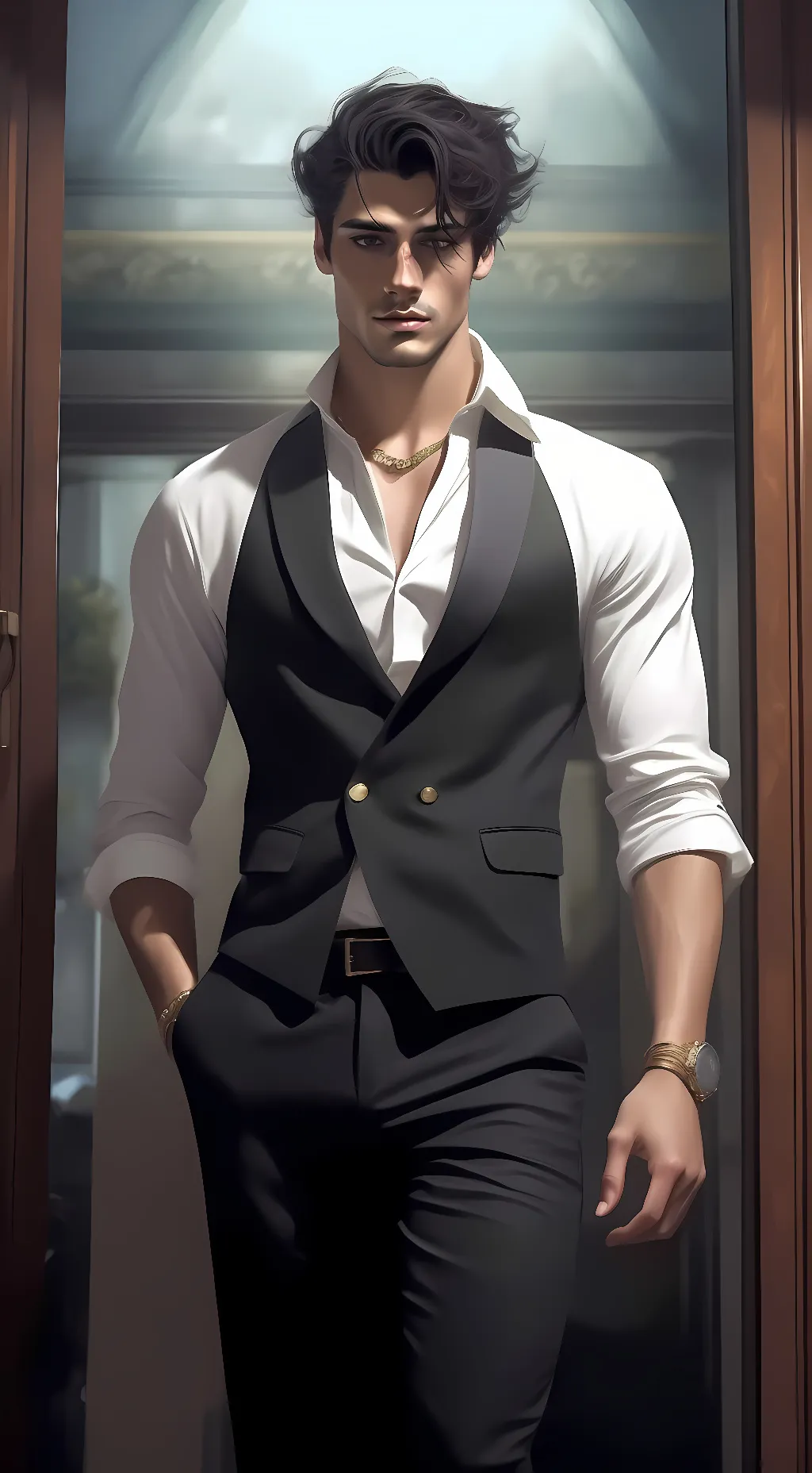 ai character: kade background