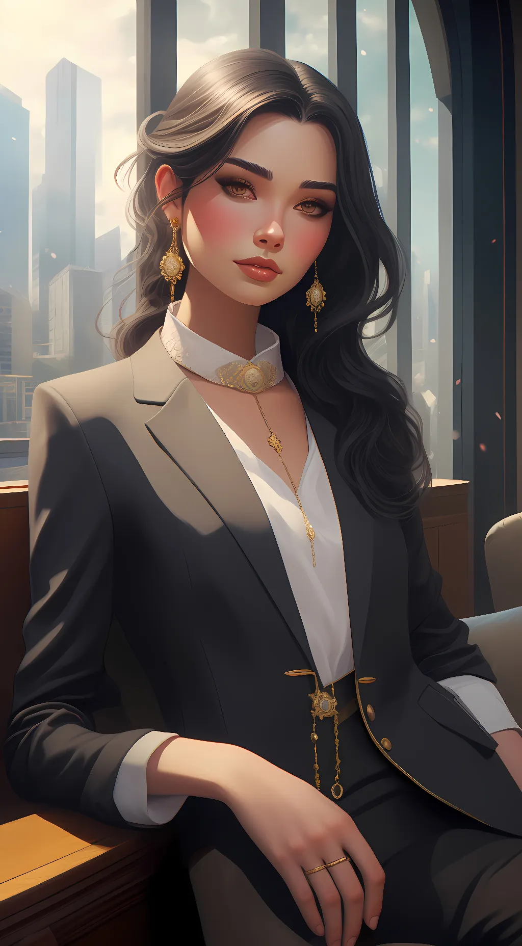 ai character: Kim background