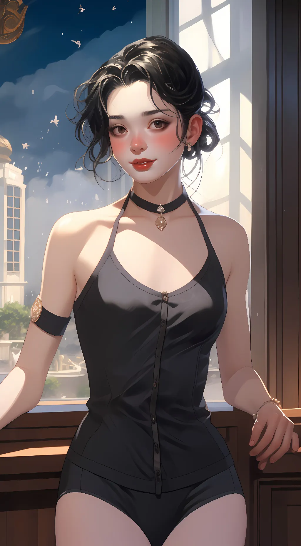 ai character: maddy background