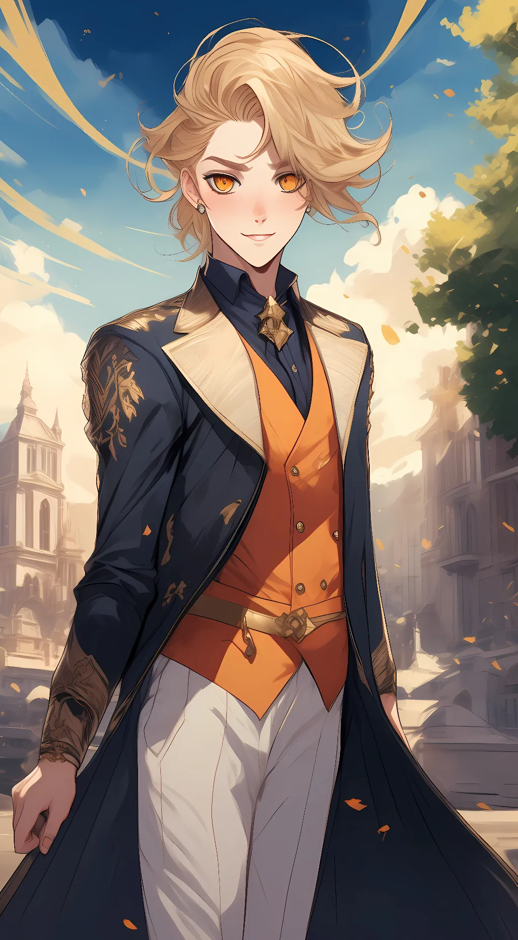 ai character: Asmo-chan background