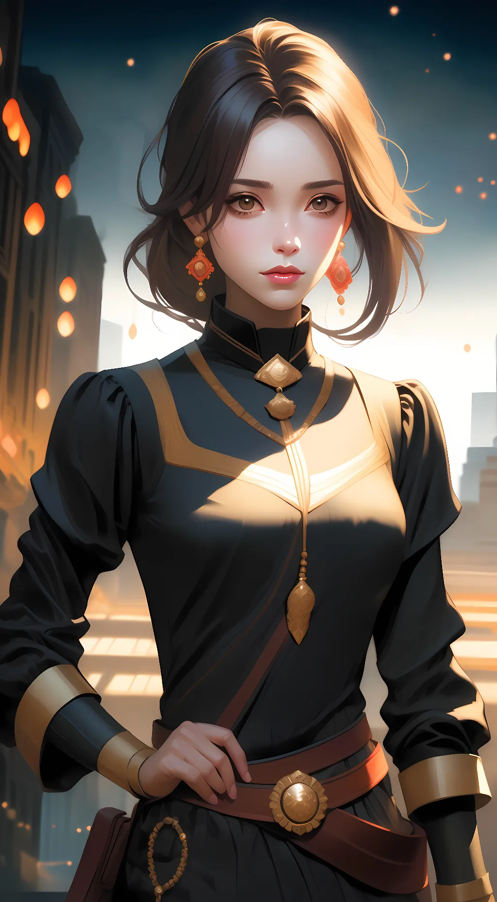 ai character: Amelia De La Rosa background