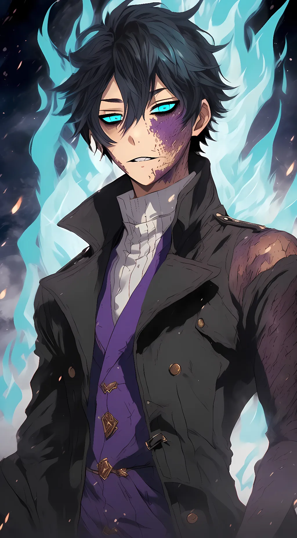 ai character: dabi background
