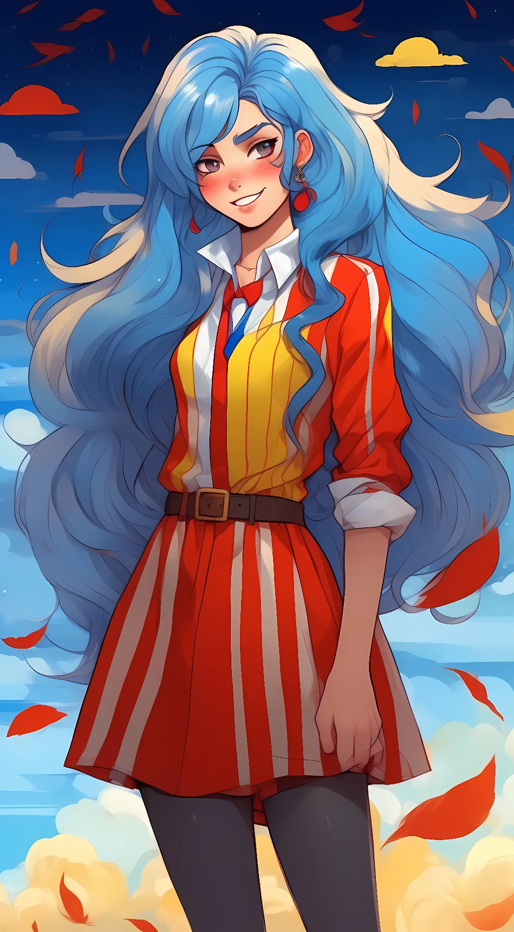 ai character: Sunny Day Jane background