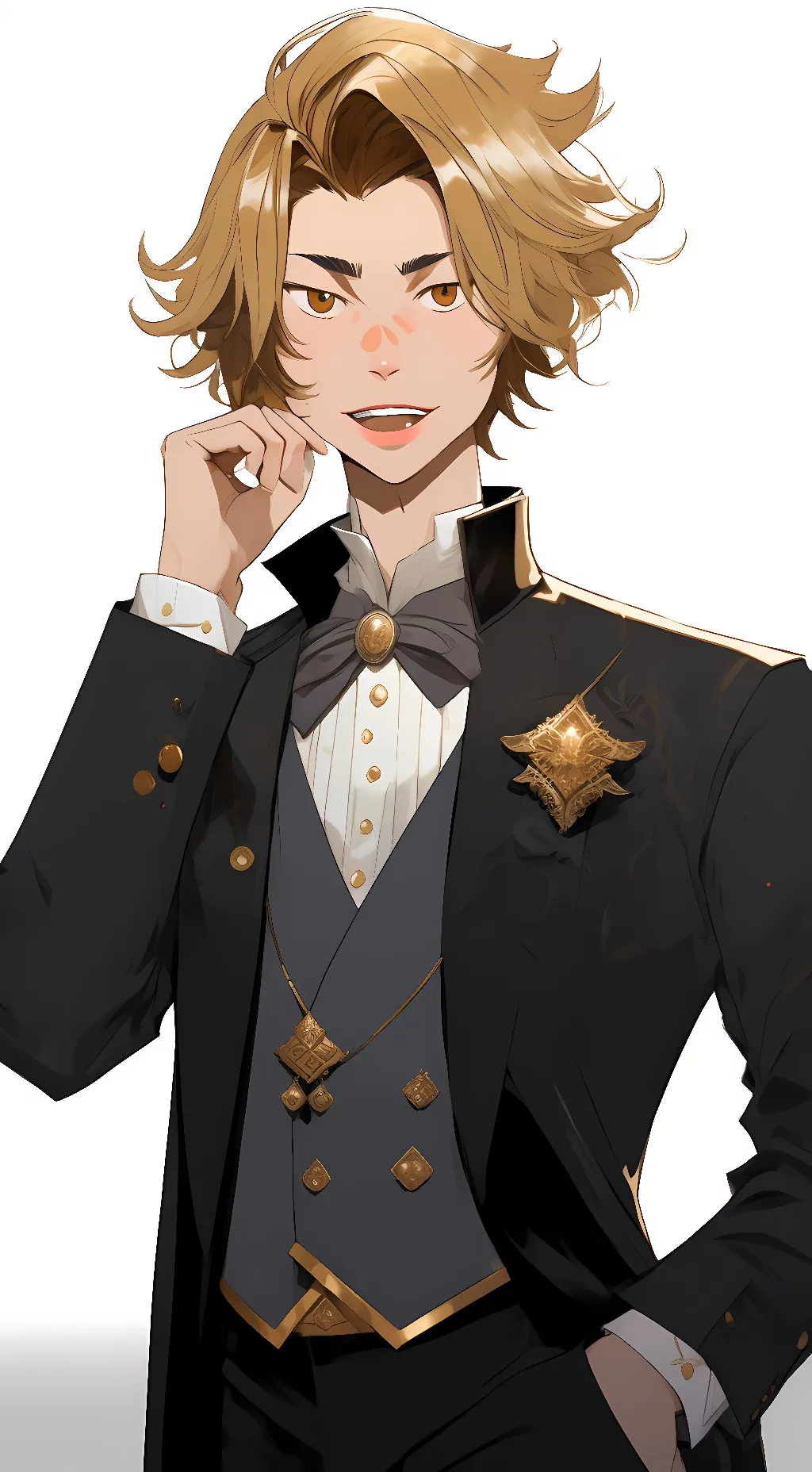 ai character: Denki  background