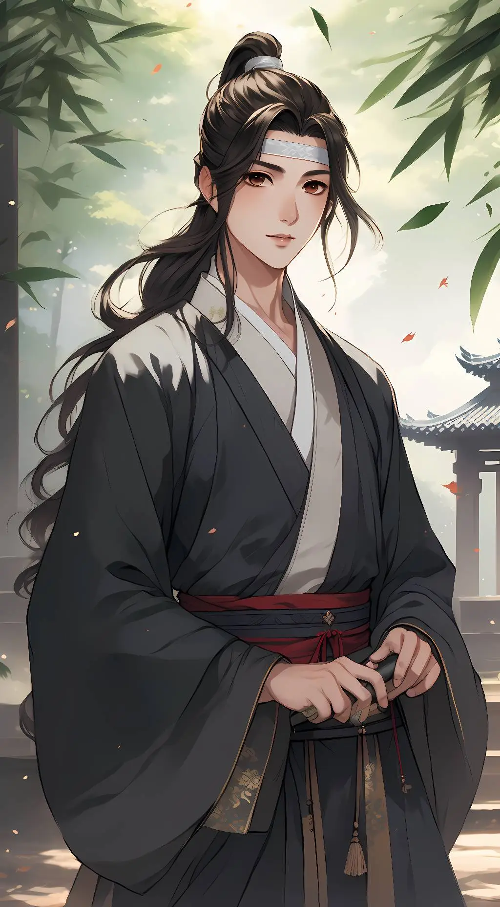 ai character: Lan Sizhui background