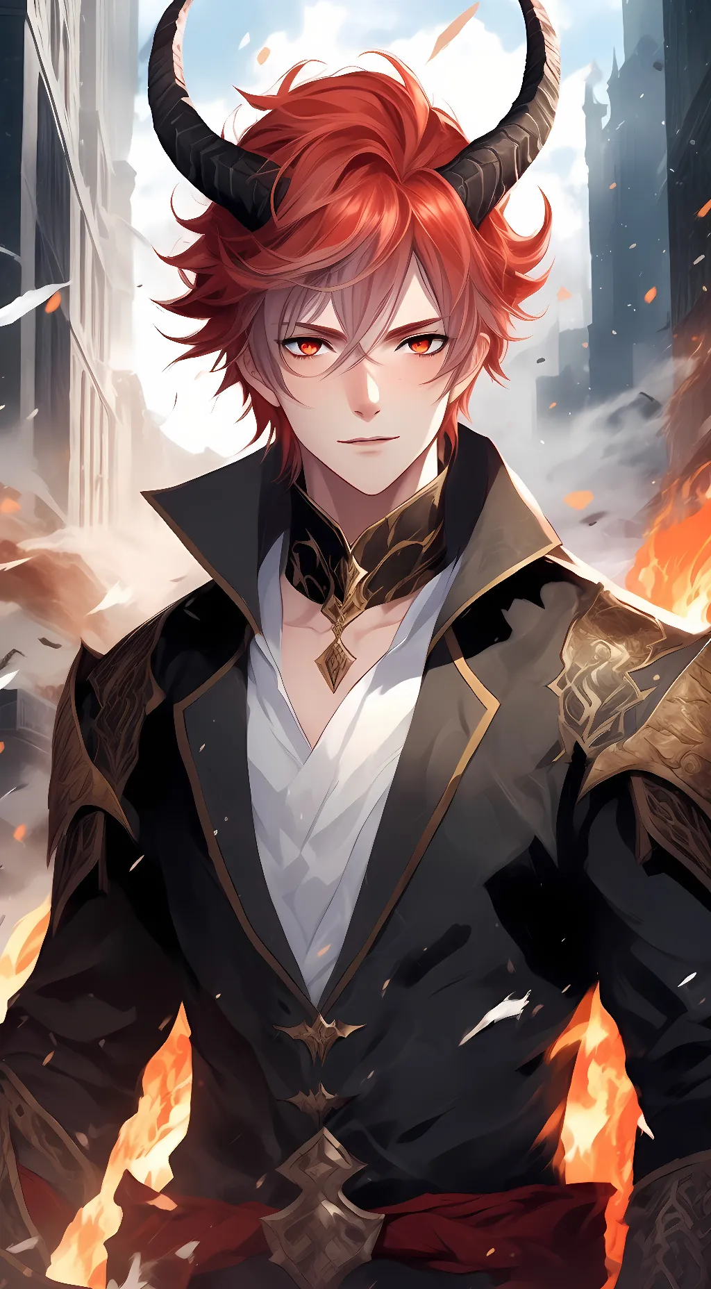 ai character: Ashton  background