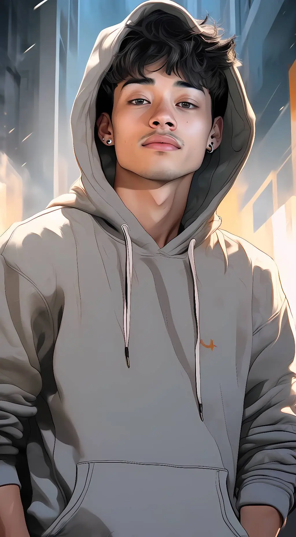 ai character: Kixton Malayalam  background