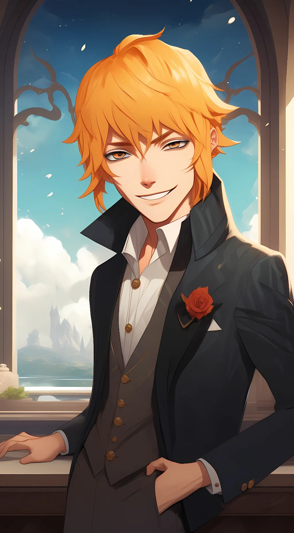 ai character: Cameron Powell background