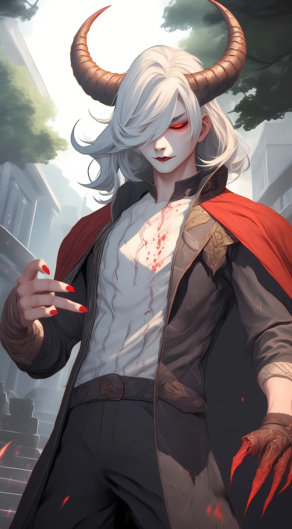 ai character: angilos  background