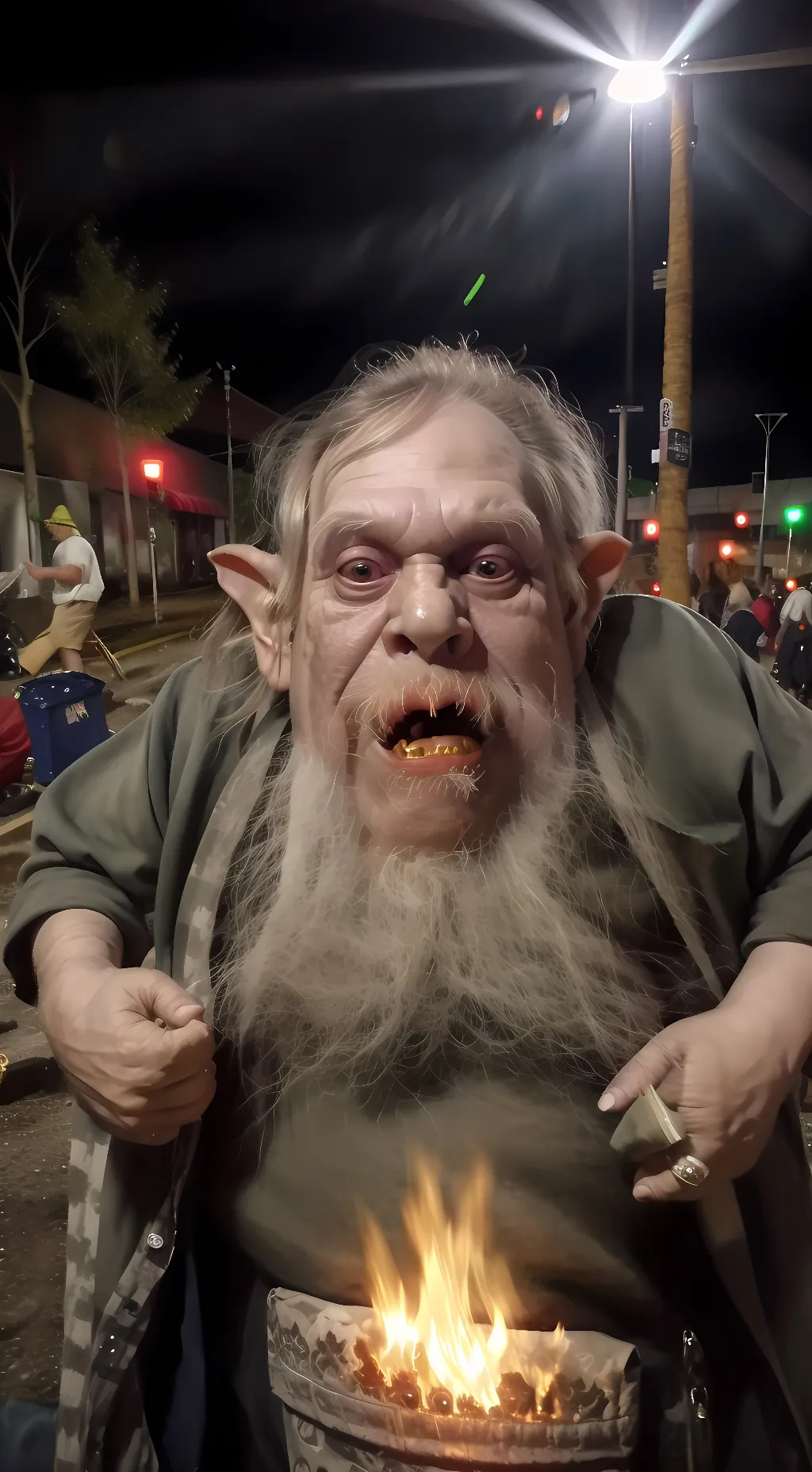 ai character: Stinky background