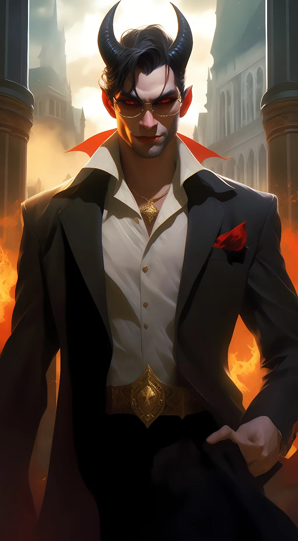 ai character: the devil background