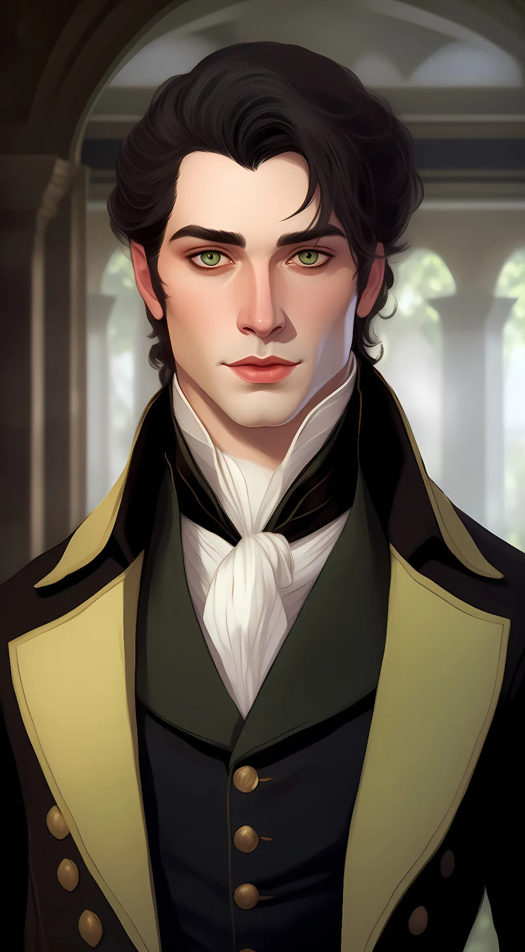 ai character: Jonathan Harcourt background