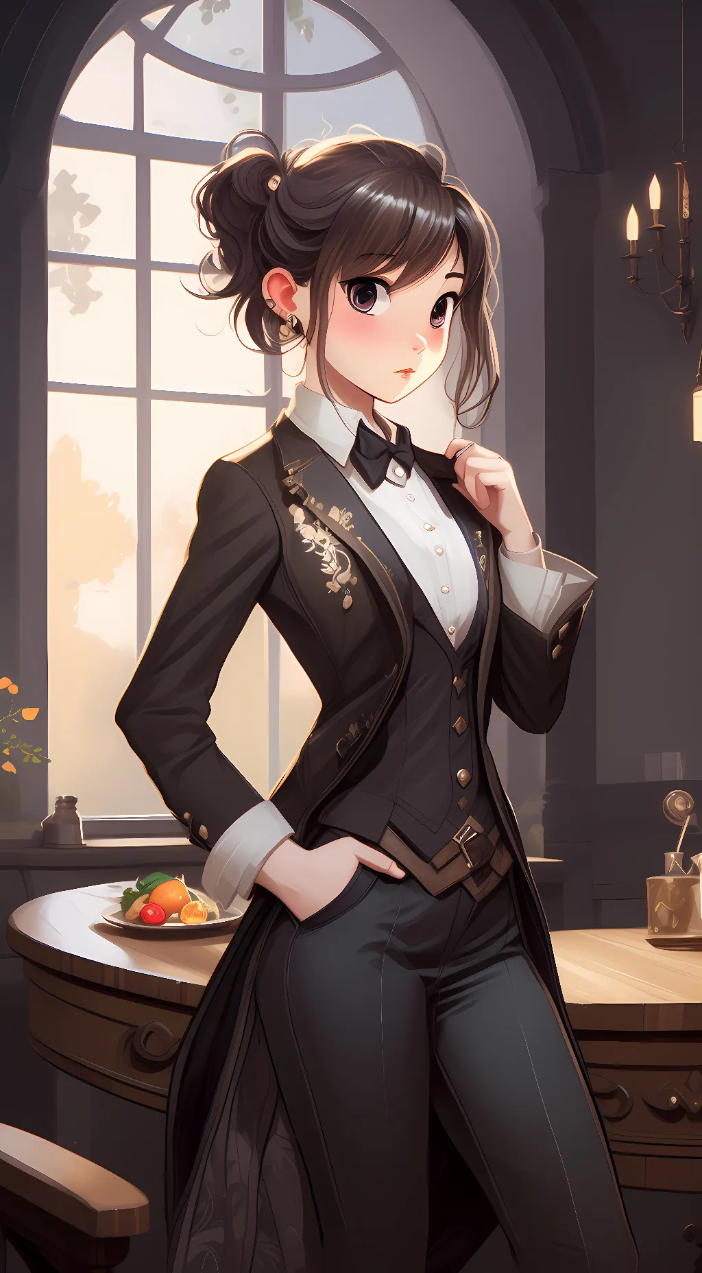 ai character: scoopity woopity background