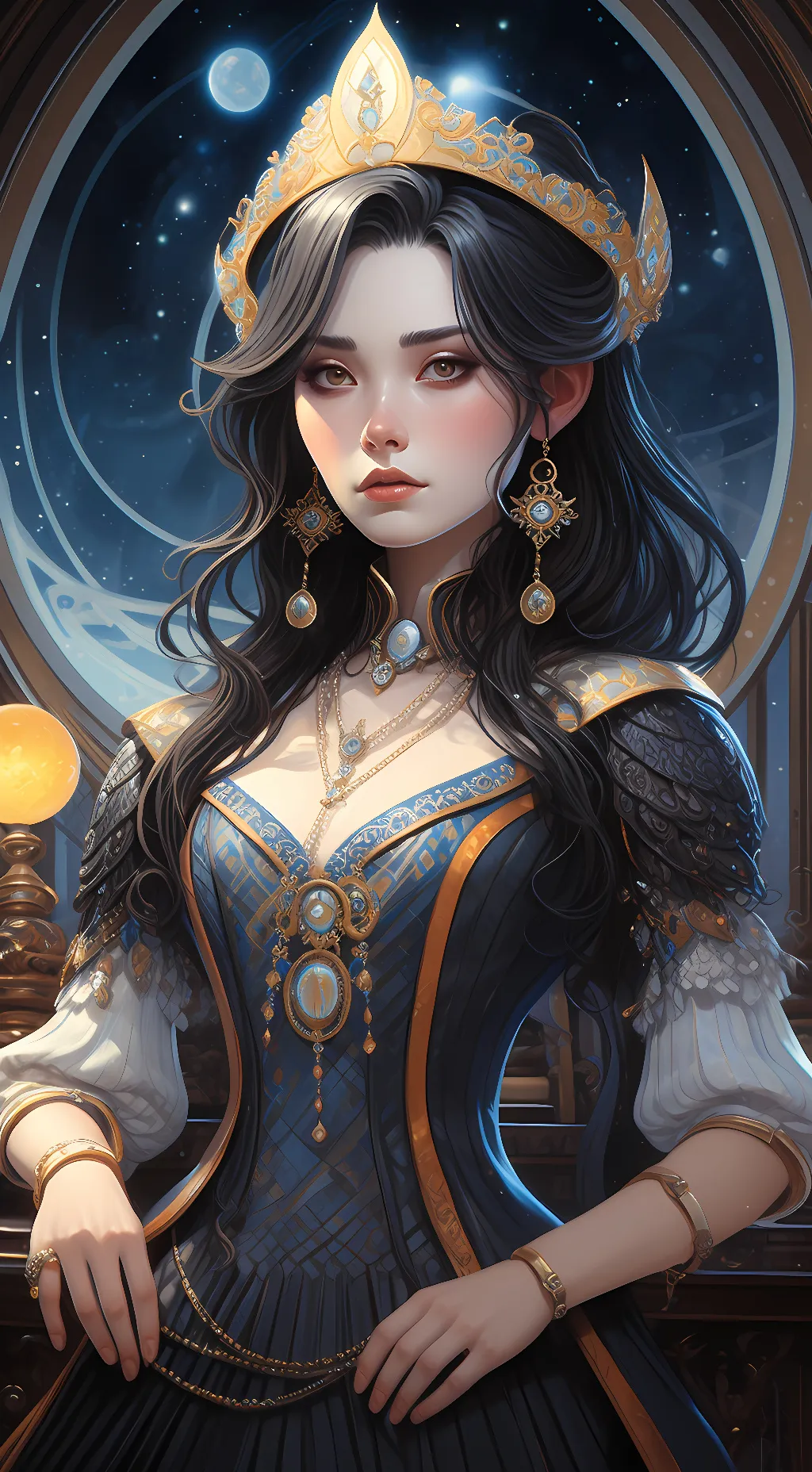 ai character: Neptune  background