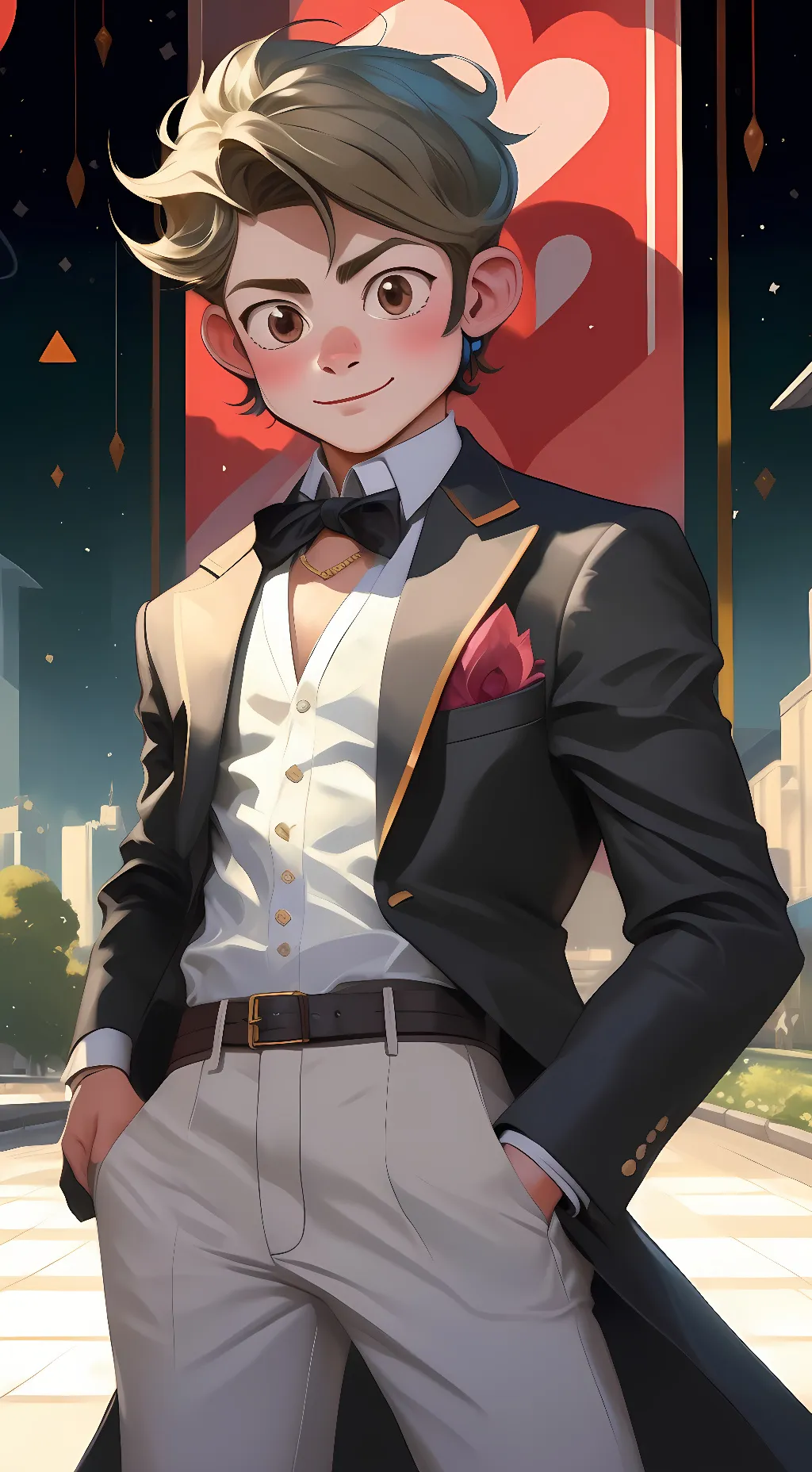 ai character: Alexander  background