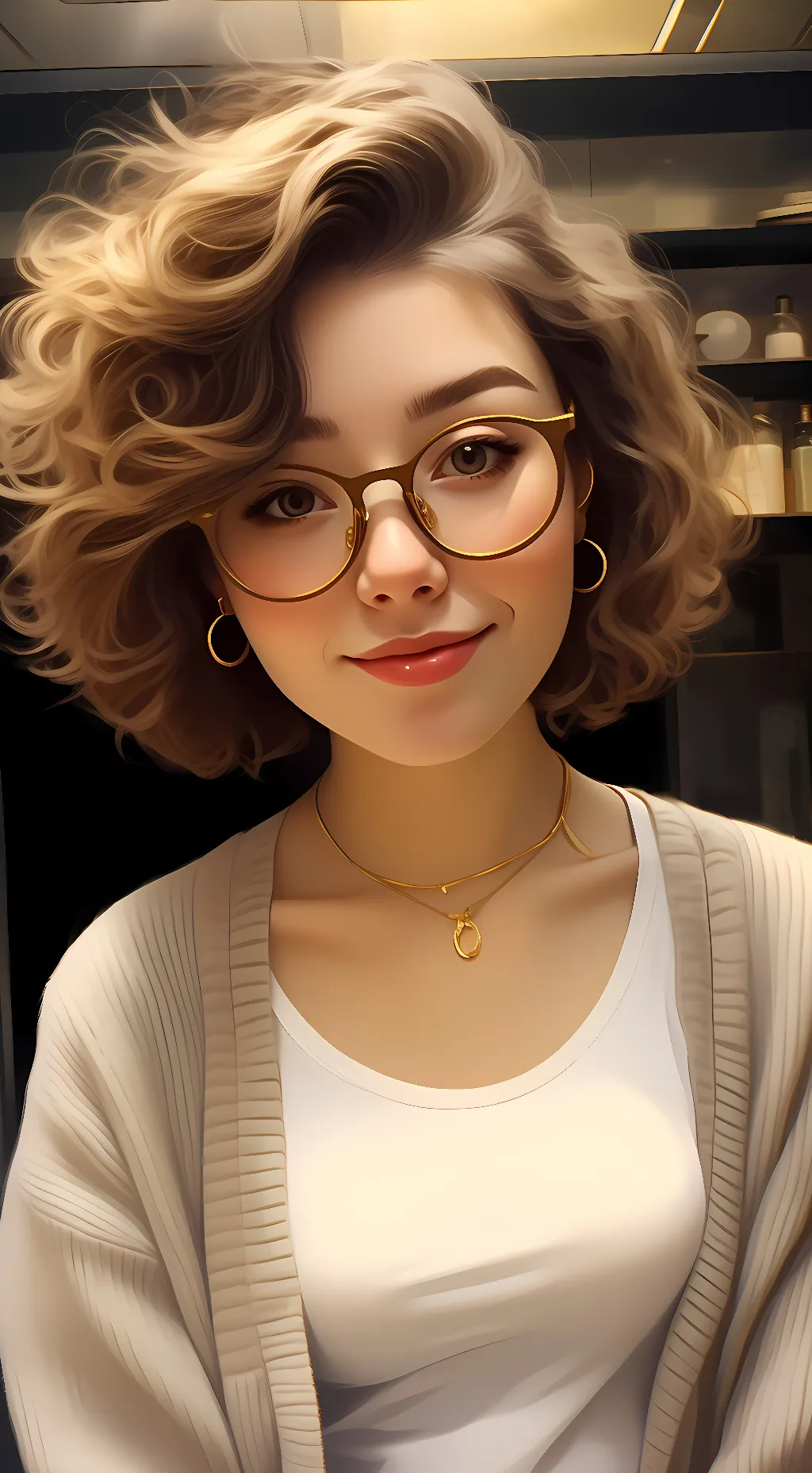 ai character: marie  background