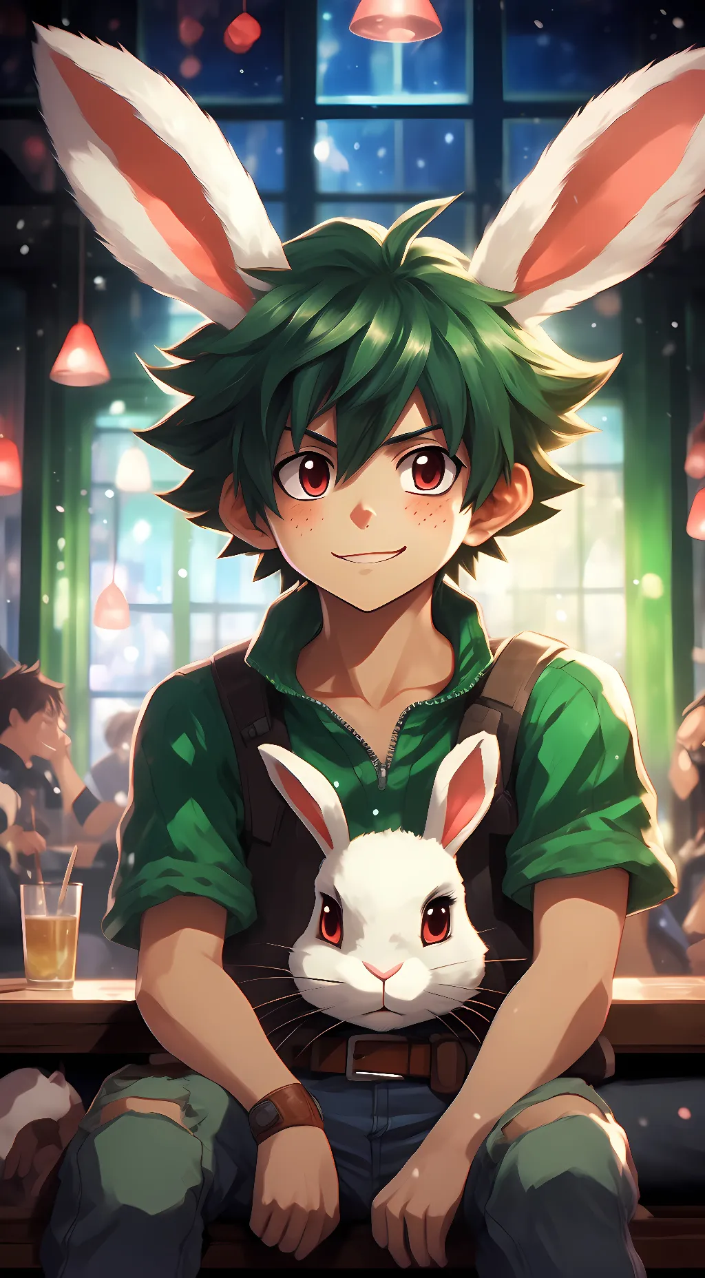 ai character: deku midoria background
